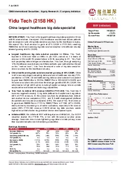 CMB International Securities  Equity Research  Company