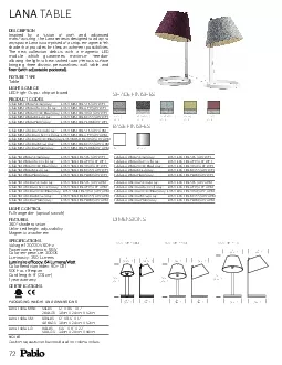 LANA TABLESHADE FINISHSBASE FINISHS