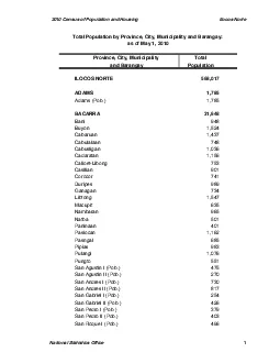 2010 Census of Population and Housing