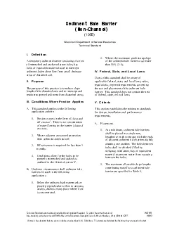 SedimentBaleBarrier NonChannel isconsinDeprtmt ofNatralResoTechnicalSt