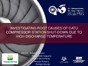 INVESTIGATING ROOT CAUSES OF CATUCOMPRESSOR STATION SHUTDOWN DUE TO HI