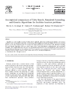 IntJProductionEconomics1032006742754AnempiricalcomparisonofTabuSearchS