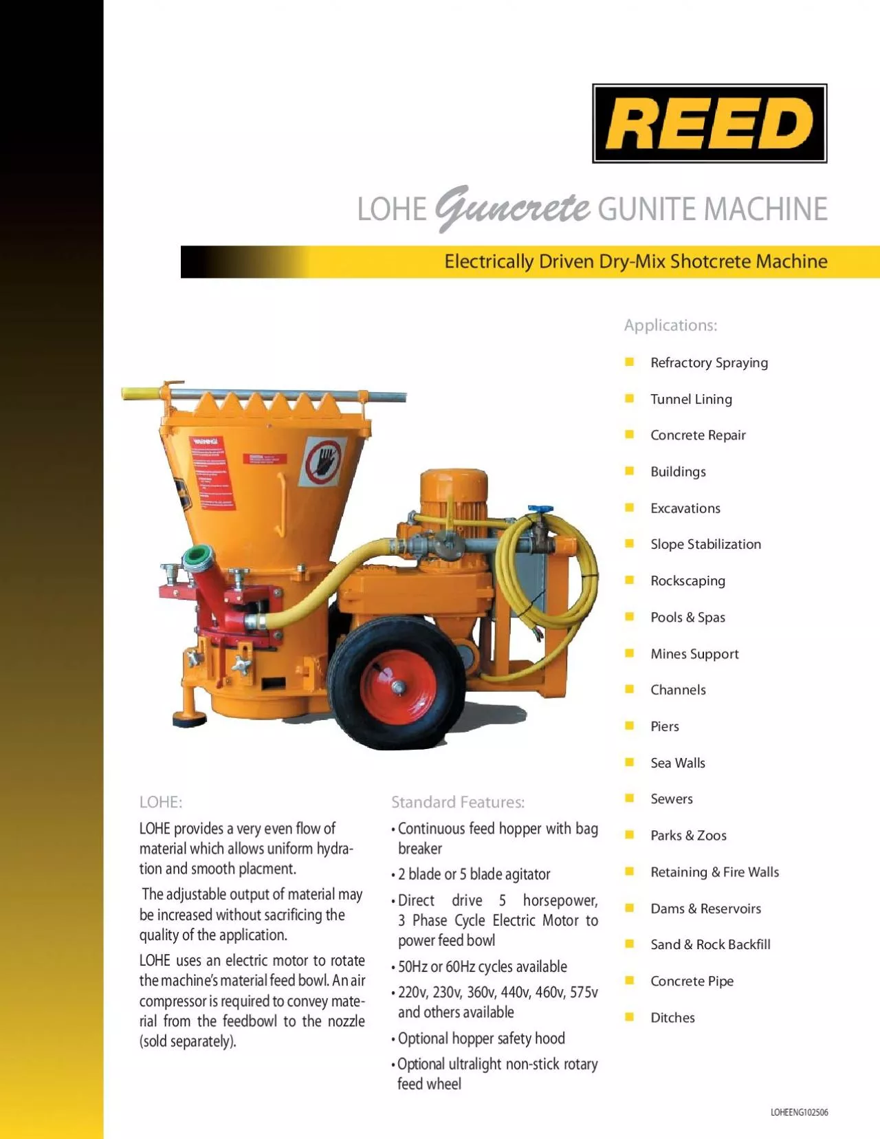 PDF-LOHEENG102506Electrically Driven DryMix Shotcrete Machine