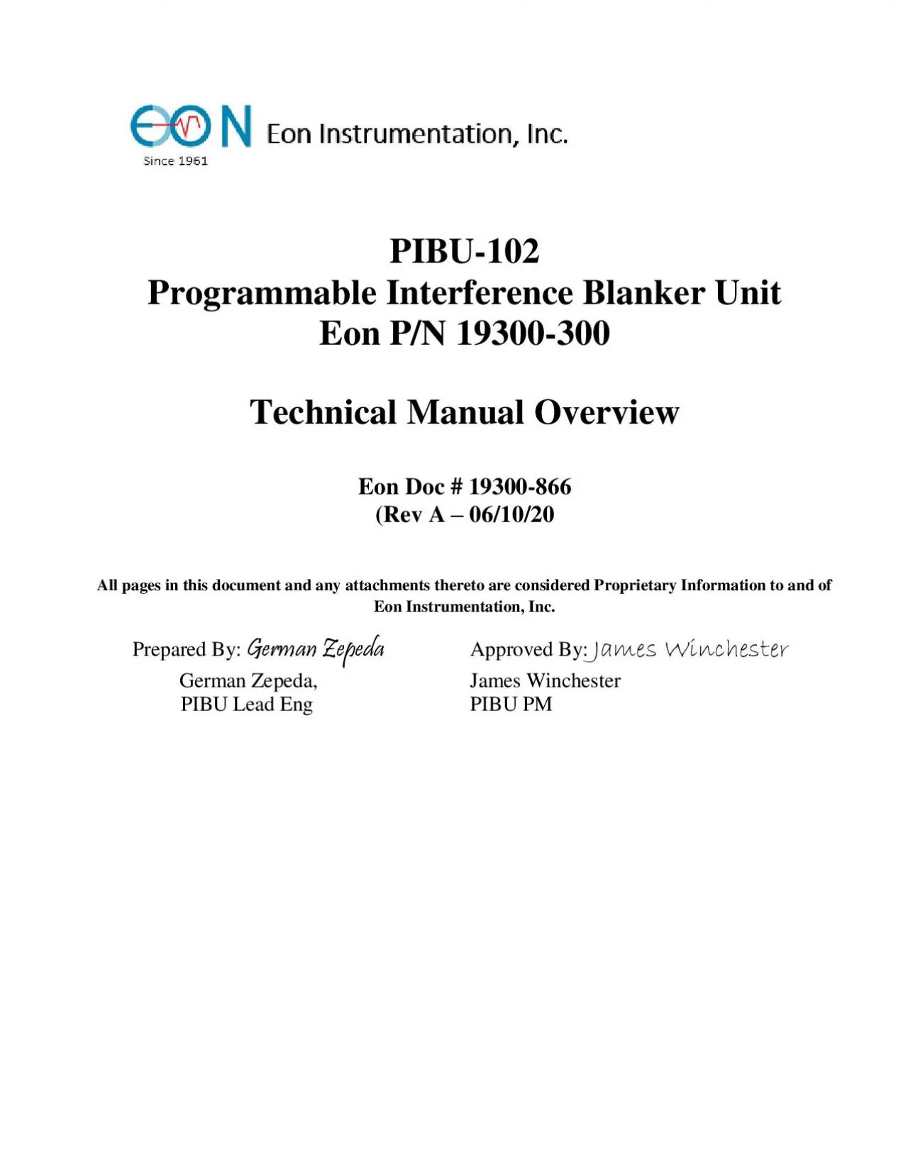 PDF-Programmable Interference Blank