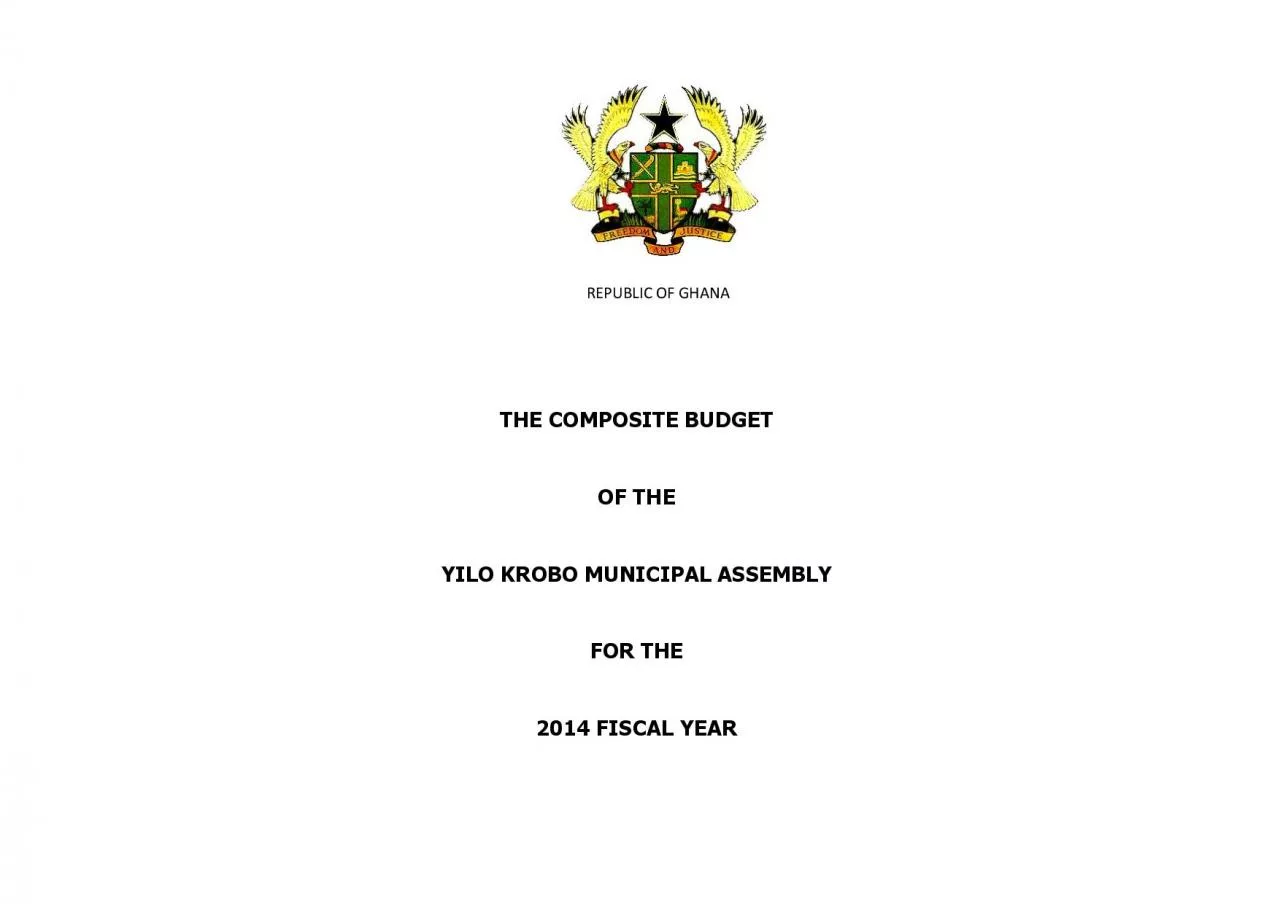 PDF-YILO KROBO MUNICIPAL ASSEMBLY