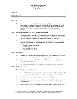 Delivery Storage and Handling  A Systems to be delivered to installati