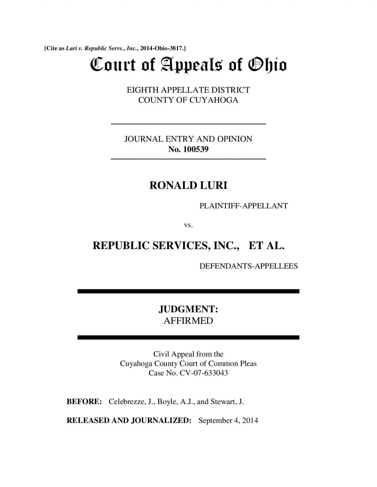 PDF-Cite as Luri v Republic Servs Inc 2014Ohio3817