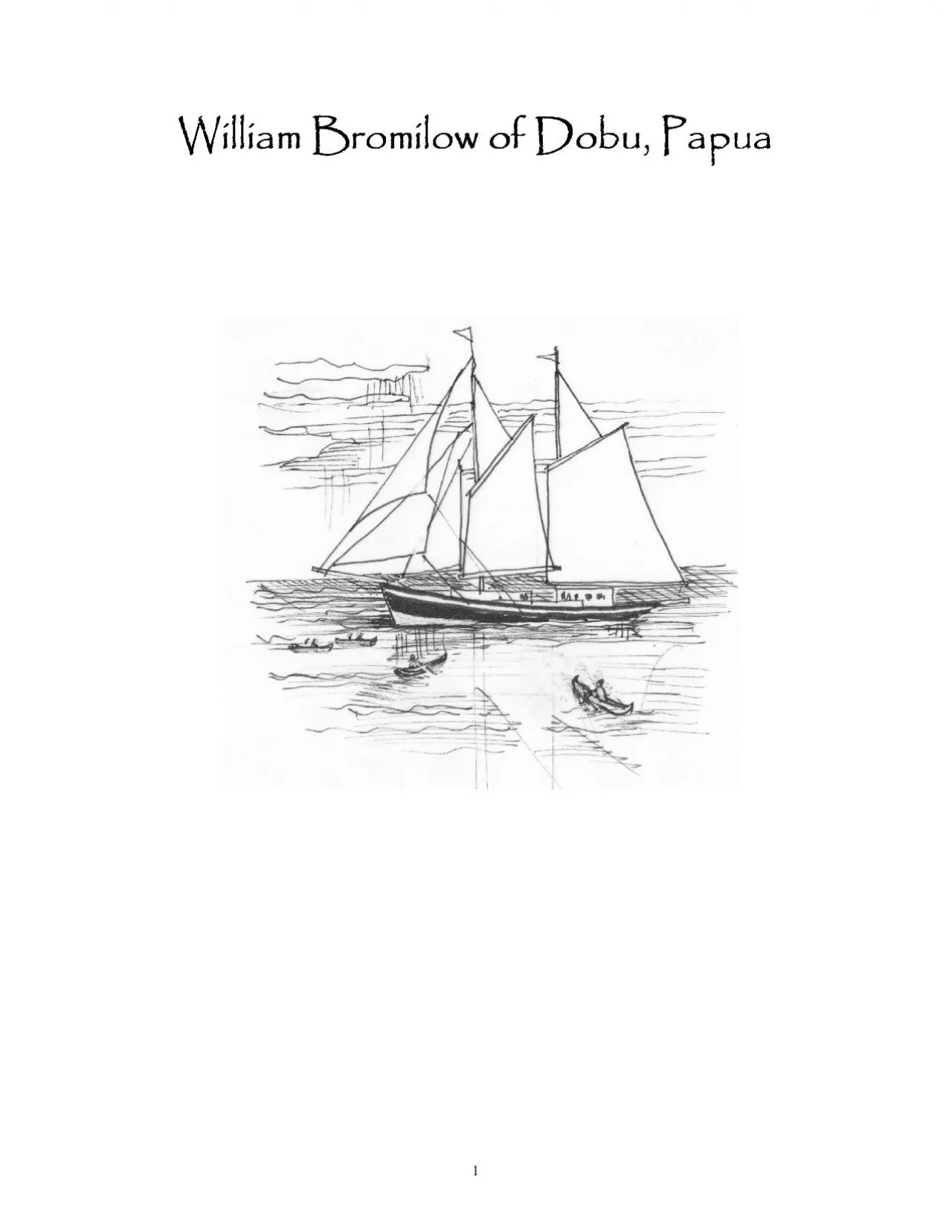 PDF-William Bromilow of Dobu Papua The people of Dobu stood on the sandy s