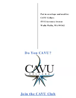 Do You CAVU     Join the CAVU Club