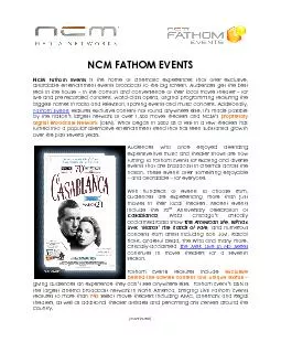 NCM fathom events
