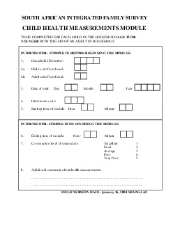 INTERVIEWER  COMPLETE BEFORE BEGINNING THE MODULE