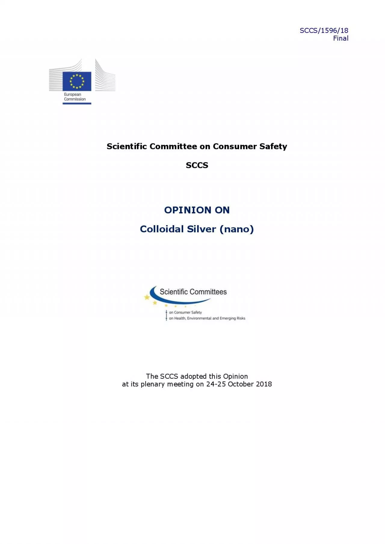 PDF-Scientific Committee on Consumer