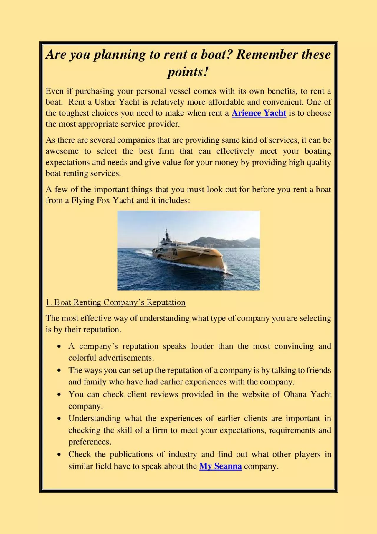 PDF-Are you planning to rent a boat? Remember these points!