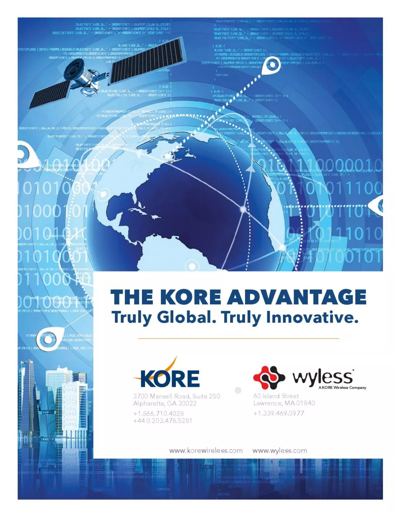 PDF-KORE provides unparalleled enablement range of M2MIoT solutions to th