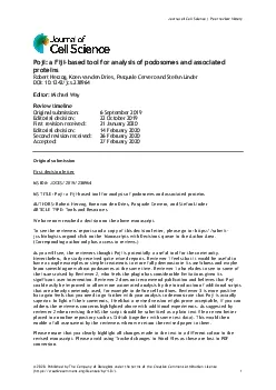 Journal of Cell Science