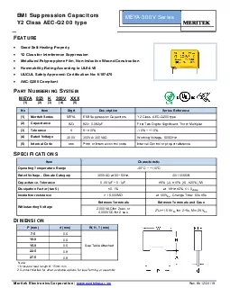 Meritek Electronics Corporationwwwmeritekusacom