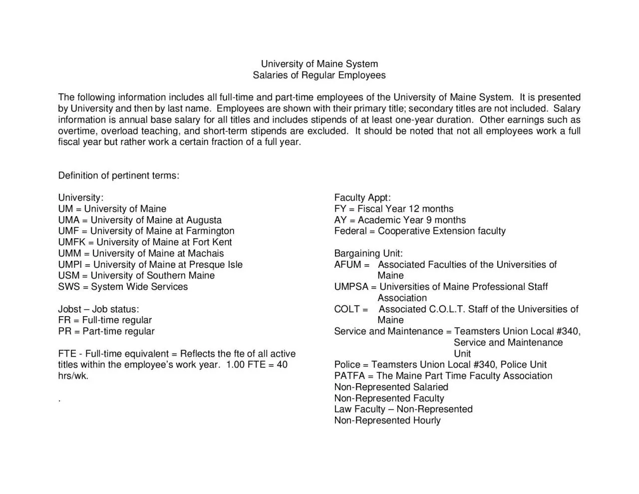 PDF-University of Maine SystemSalaries of Regular Employees