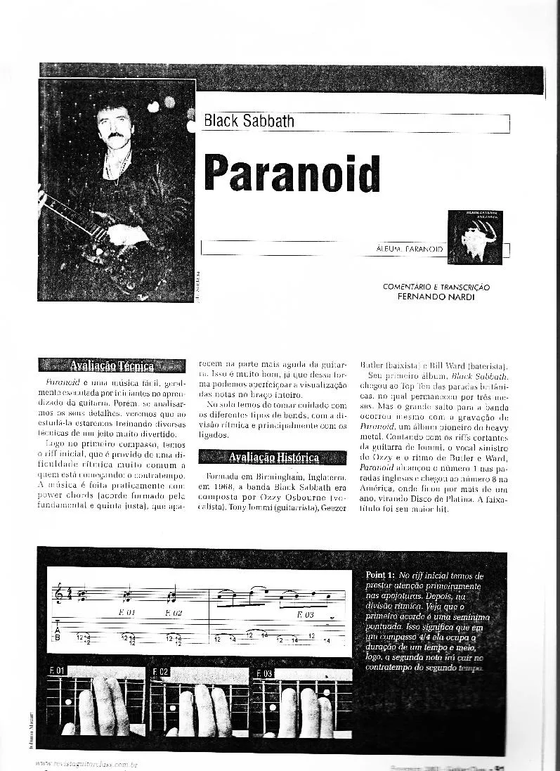 Paranoid (Guitar Class)