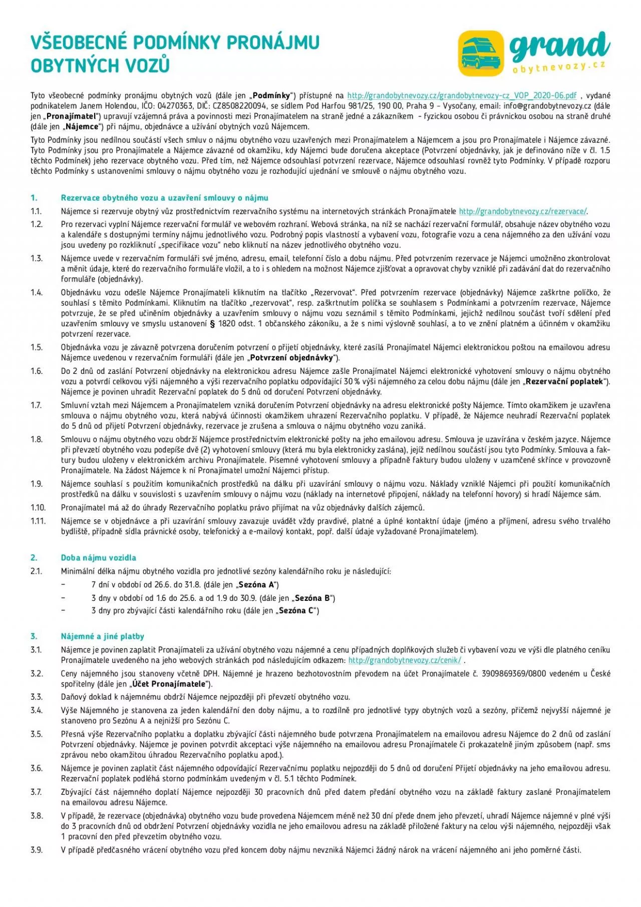 PDF-V138EOBECN PODMNKY PRONJMUOBYTNCH OZ31