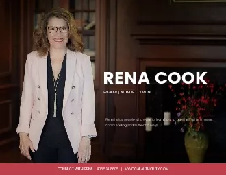 Rena helps people who want to learn how to use their voice in more com