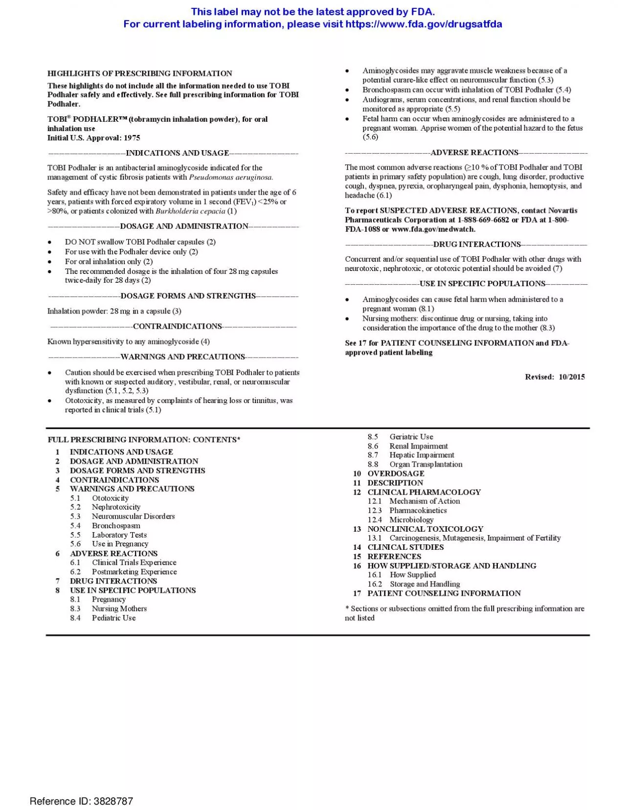 PDF-HIGHLIGHTS OF PRESCRIBING INFORMATION These highlights do not include