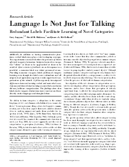 PSYCHOLOGICALSCIENCEVolume18Number12Copyright2007AssociationforPsychol