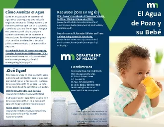 Cmo Analizar el Agua