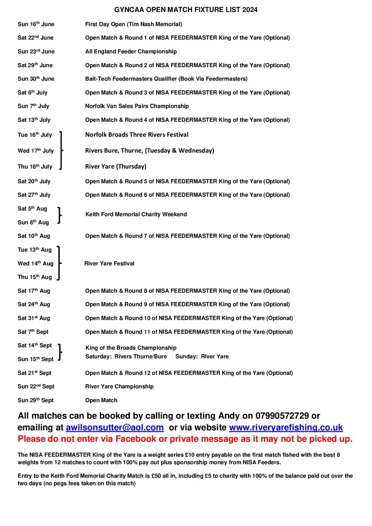 PDF-OPEN MATCH FIXTURE LIST