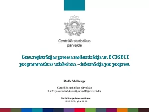 Cenu reistrcijas procesa modernizcija un PCISPCI