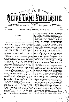 NOTRE DAME SCHOLASTIC