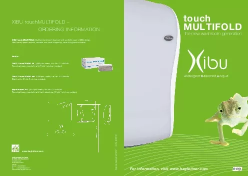 touchMULTIFOLDthe new washroom generation