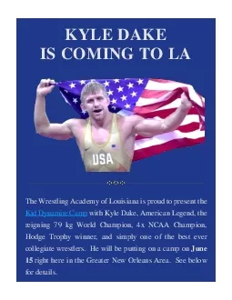 COMING TO LA