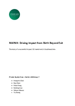 MAPAN Driving Impact from Birth Beyond Exit