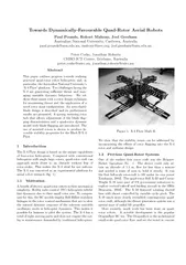 Towards DynamicallyFavourable QuadRotor Aerial Robots