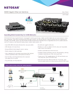 SOHO Gigabit Ethernet Switches