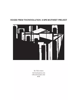 PDF-VOICES FROM THE REVOLUTION A SPEAK2TWEET PROJECTBy Heba Aminwwwhebaami