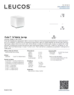 DiffuserStructure Finish Satin WhiteArctic GreySKUs0002020    Cubi T