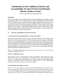 PDF-session of the UPR Working Group May 2011 Introduction The Coalition o