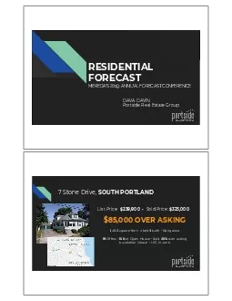 MEREDAS 2019 ANNUAL FORECAST CONFERENCEPortside Real Estate Group