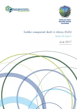 Sudden unexpected death in infancy SUDI