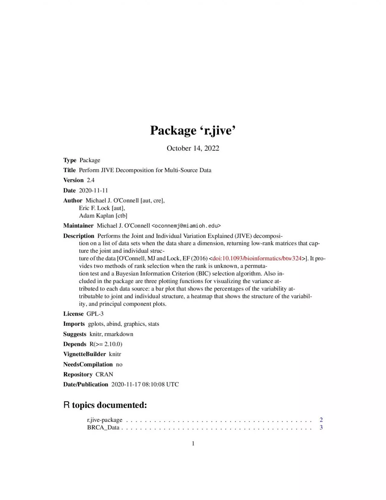 PDF-PackagerjiveNovember172020TypePackageTitlePerformJIVEDecompositionforM