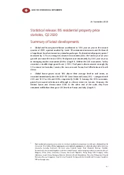 NovemberStatistical release BIS residential property price statistics