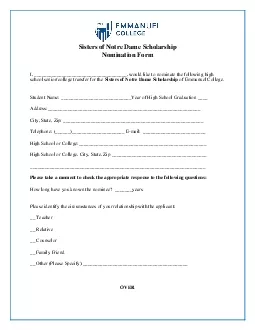 PDF-Sisters of Notre Dame Scholarship