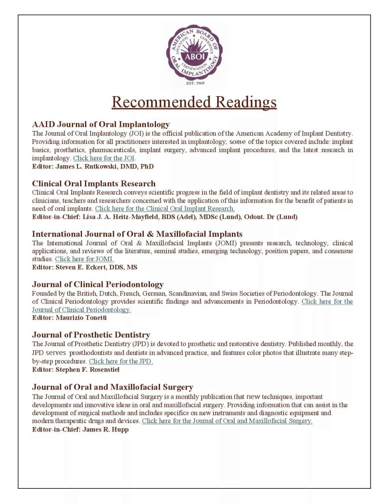 PDF-Recommended Readings