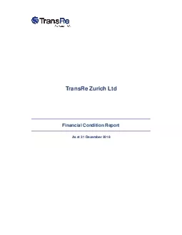 TransRe Zurich Ltd Financial Condition Report