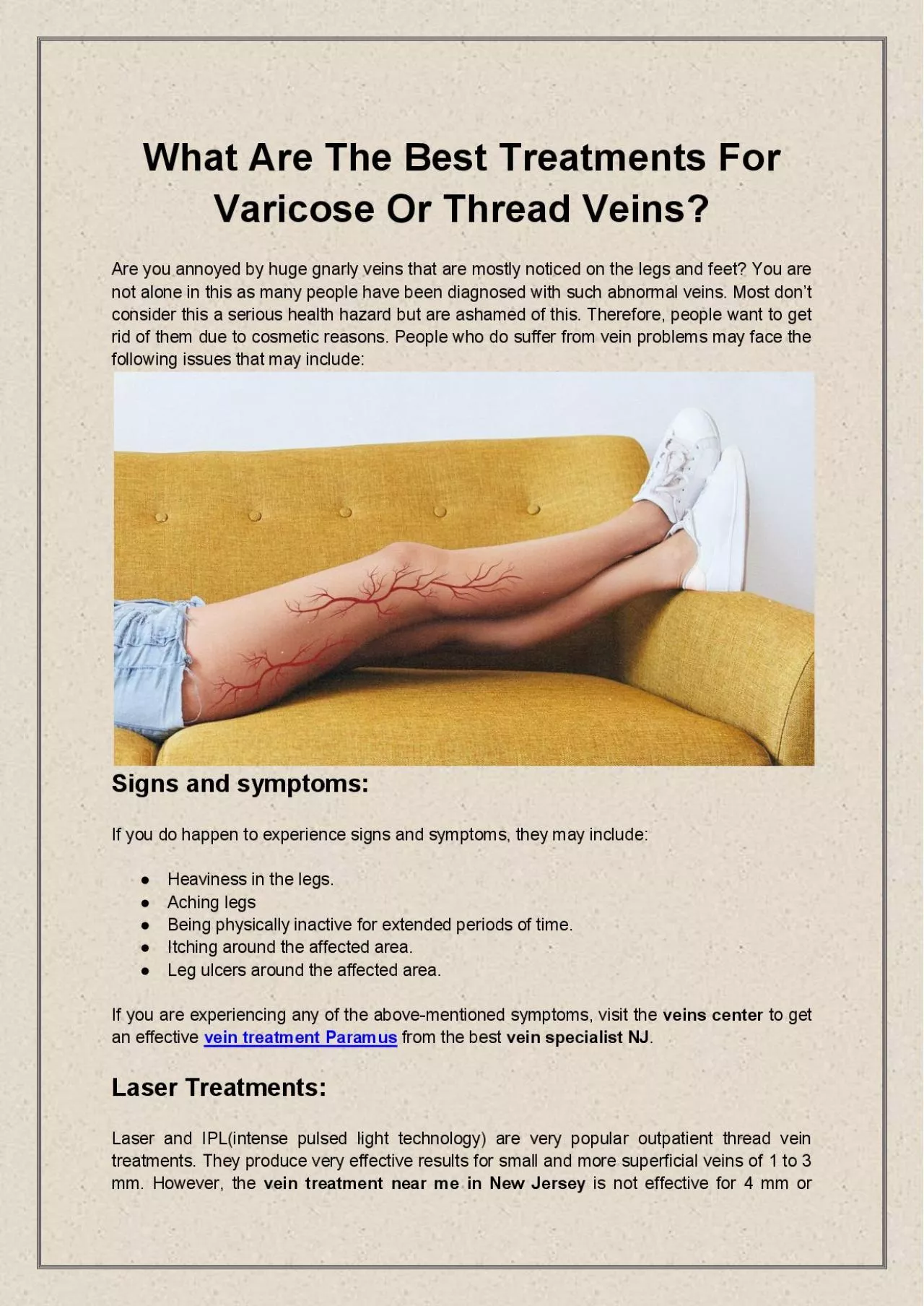 PDF-What Are The Best Treatments For Varicose Or Thread Veins?