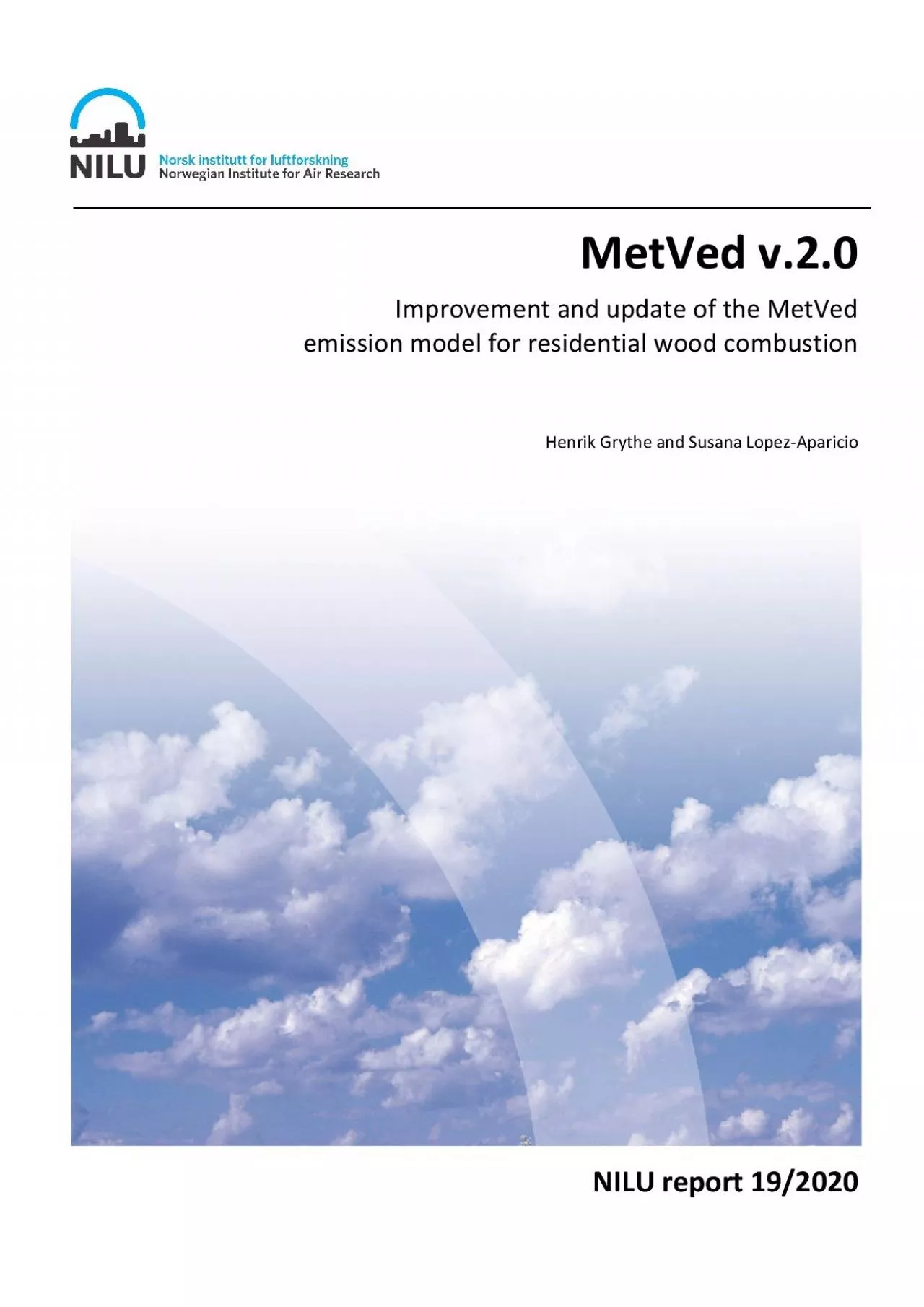 PDF-Improvement and update of the MetVed