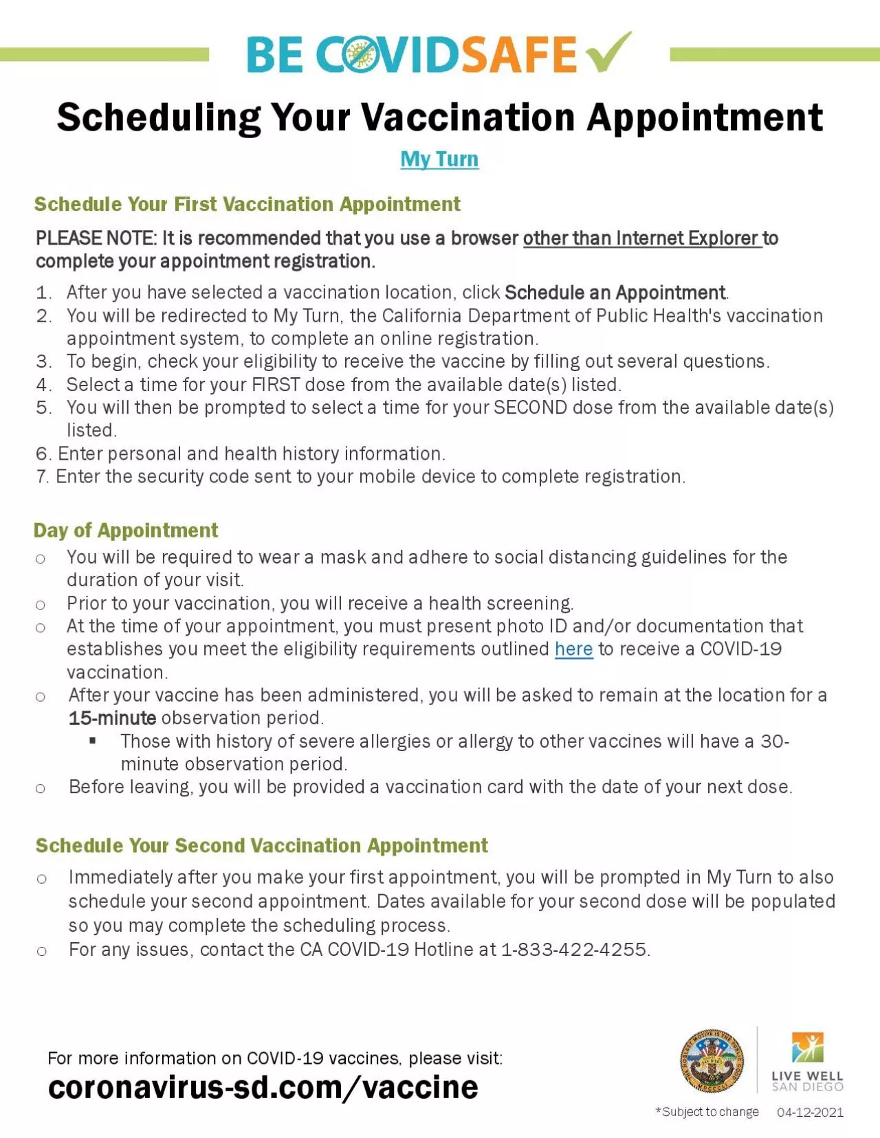 PDF-Scheduling Your Vaccination Appointment