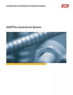 GEWIPlusGeotechnical Systems