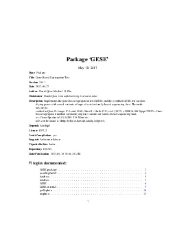 PackageGESEMay182017TypePackageTitleGeneBasedSegregationTestVersion20